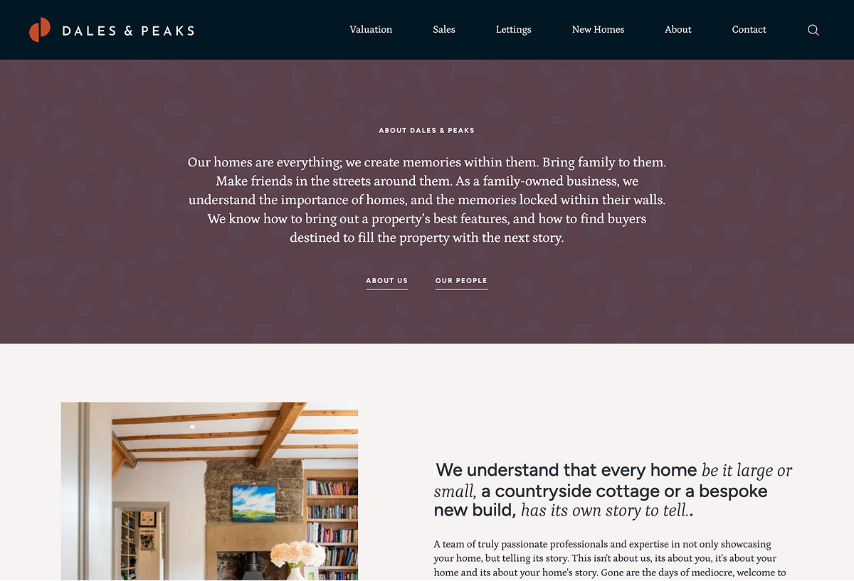 Dales & Peaks website – 2