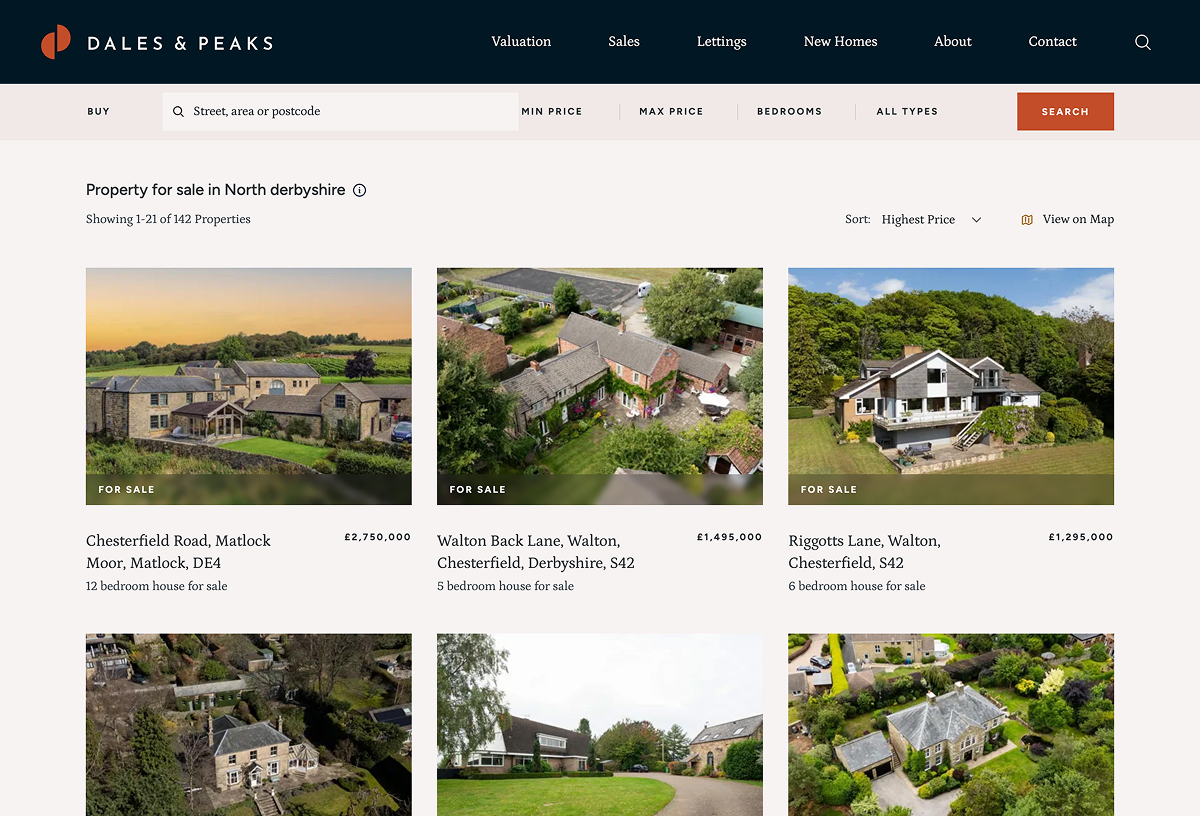 Dales & Peaks website – 6