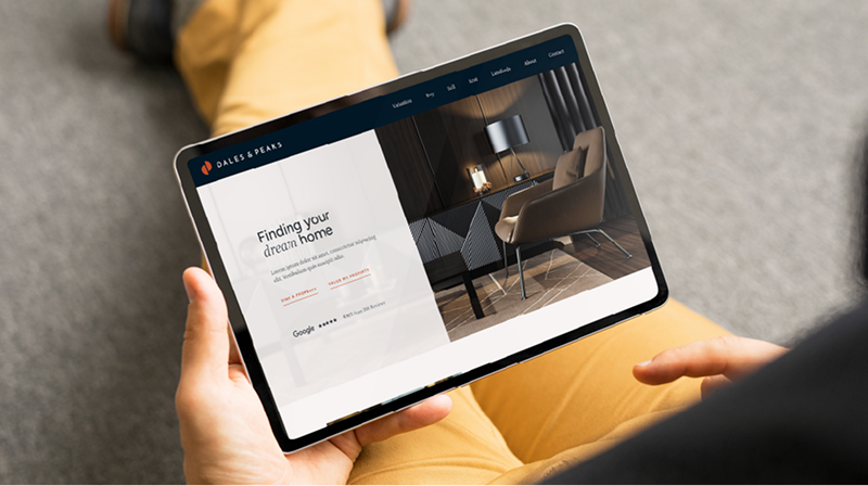 Website and app design project