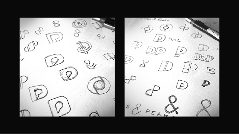 Brand identity sketches